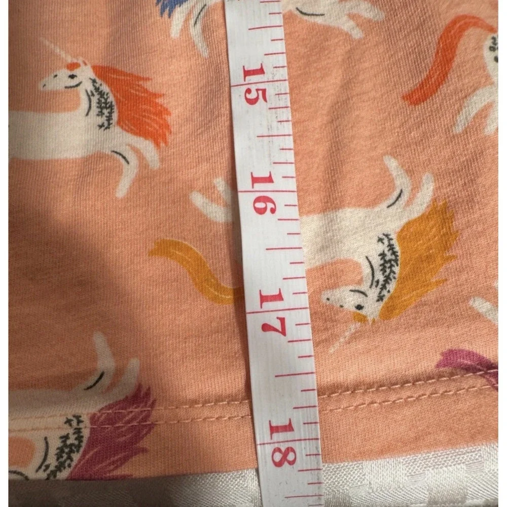 Old Navy Unicorn 3/4 Sleeve Long Blouse Size 2T Coral Color